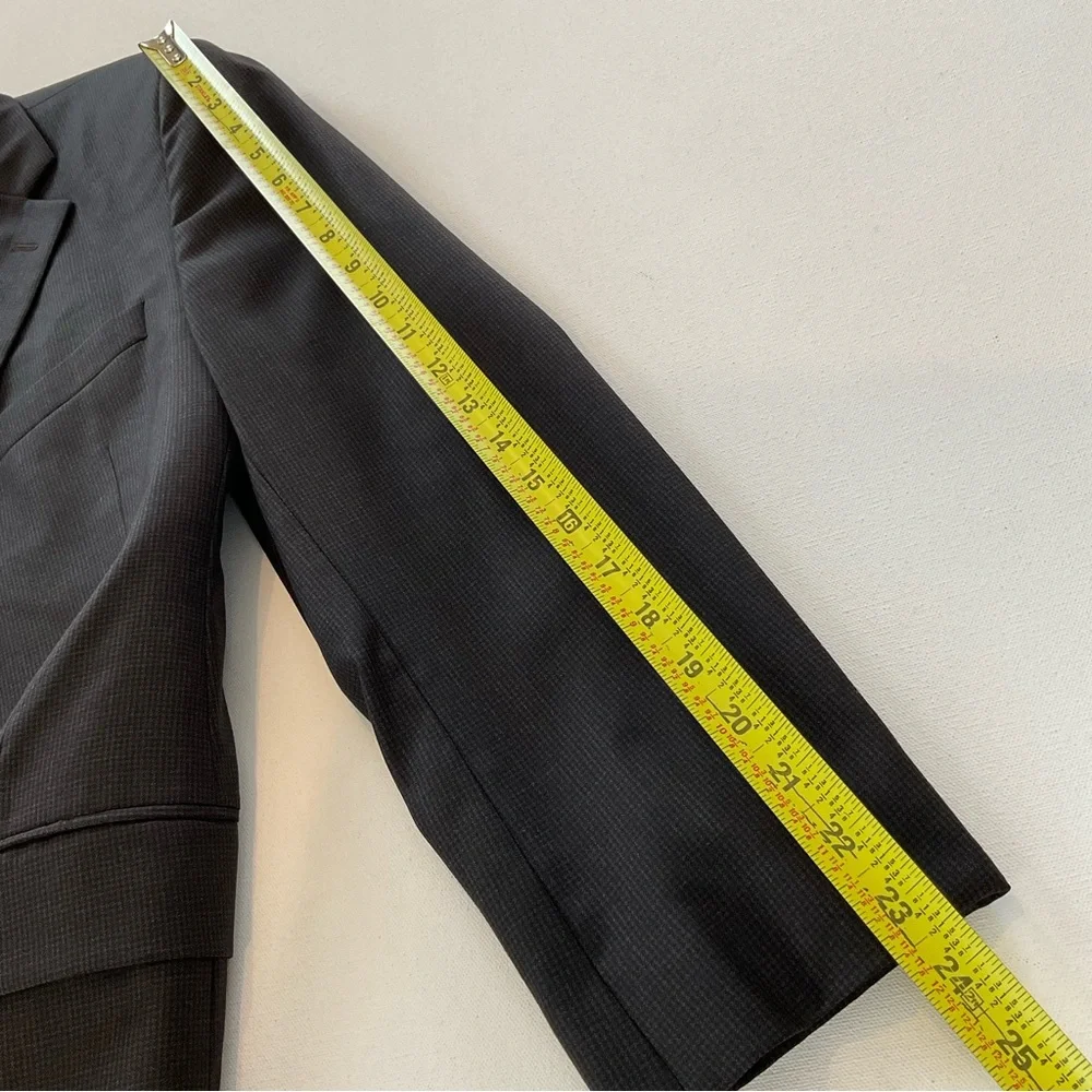 Barney's New York Loro Piana Napoli 40R Super 130 Wool Blazer Sports Coat Check